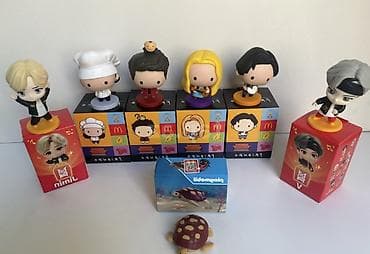 toy story: 1 ədədi -5 manat Mcdonald’s happy meal oyuncaqları. Friends, TinyTan — 1