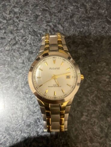 rado saat qiymeti azerbaycanda: İşlənmiş, Qol saatı, rəng - Qızılı — 1