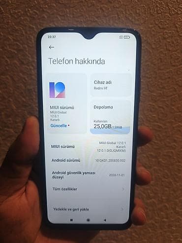 redmi pad 6: Xiaomi Mi 9T, 128 GB, rəng - Mavi, 
 İki sim kartlı — 2