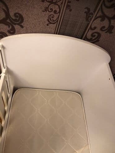 2 mərtəbəli çarpayı: Oğlan və qız üçün, İşlənmiş, Beşik, Matras ilə — 3