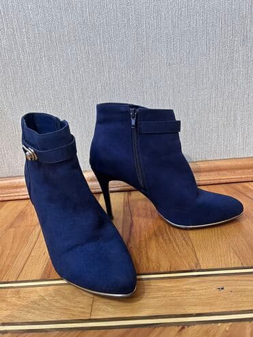 qiz ucun botlar: Ölçü: 39.5, rəng - Mavi, Yeni — 1