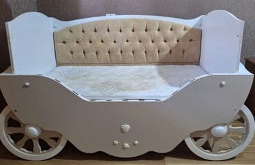 uşaq ucun beşiklər: Oğlan və qız üçün, Çarpayı, Matras ilə, Siyirməsiz — 1