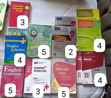 Müxtəlif fənlər üzrə hazırlıq vəsaitləri və dərs kitabları toplusu