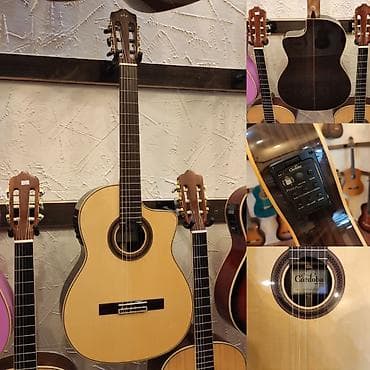 gitara simləri: Elektro klassik gitara Cordoba GK Studio Negra Simlərin sayı: 6 Üst — 1