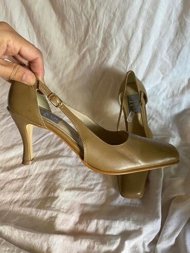 asperox sarı güç qiymeti: Tuflilər, Ölçü: 37.5, rəng - Bej, İşlənmiş — 1