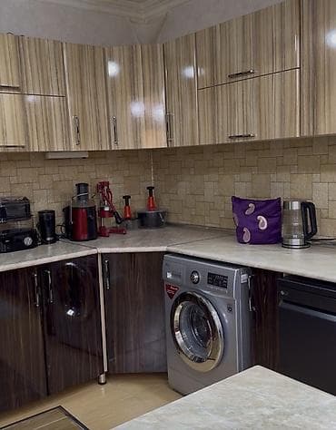 metbex ucun kunc divan: Mətbəx mebeli dəsti – künc yerləşimli, mərmər görünümlü iş masası və — 2