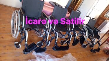 əlillər üçün araba: Məhsul: Manual əlil arabası – icarə və satış Təsvir: - Yüngül metal — 1