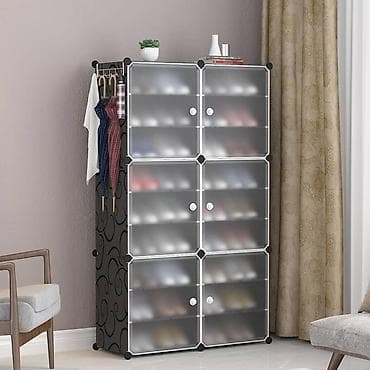 Ayqqabı Dolabı. Plastik və Metal konsturuksiya ilə hazırlanmışdır