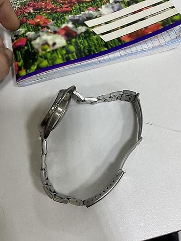 Смарт браслеты: Б/у, Наручные часы, Orient, цвет - Серебристый — 3