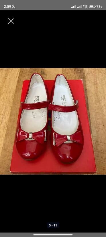 Qoruyucu plyonka və şüşələr: Qız üçün qırmızı baletkalar. Ortopedik dəri Rugan ayaqqabı. 35azn — 3