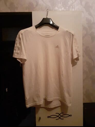 Futbolka, Adidas, L, rəng - Ağ — 1