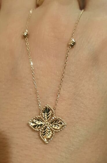 xari bulbul klon: Kulon, Sarı qızıl, 585 Əyar, Qaşsız, 185 g — 2