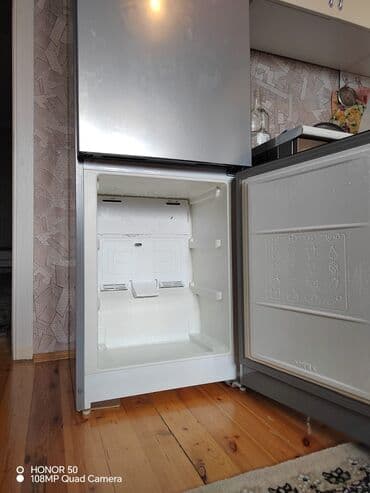 Aspiratorlar: İşlənmiş 2 qapılı Indesit Soyuducu Satılır, rəng - Boz, Dispenserli — 7