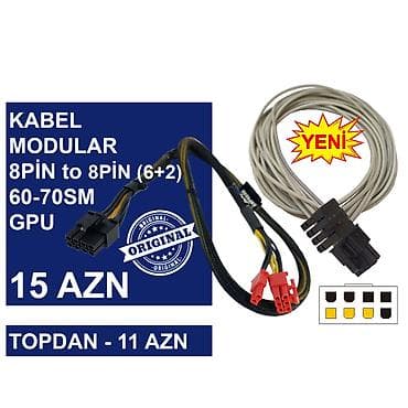 kamera wi fi: Kabellər "8PİN MALE to 8PİN MALE Original” MƏHSULLAR TAM ORİGİNALDIR — 6