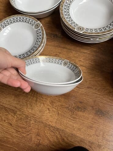 подарок женщине: Обеденный набор, цвет - Белый, 17 персон, Азербайджан — 6