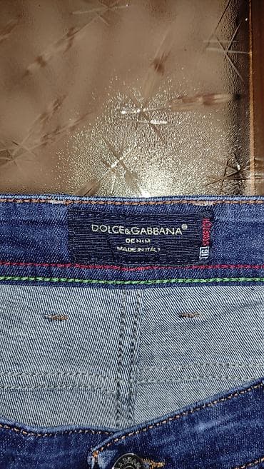 cins pencekler: Cins şalvar, Dolce & Gabbana, XL — 4
