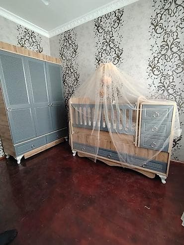 Для девочки и мальчика, Новый, Четырехугольная, Колыбель, С бортиками, Без матраса, Без механизма качания