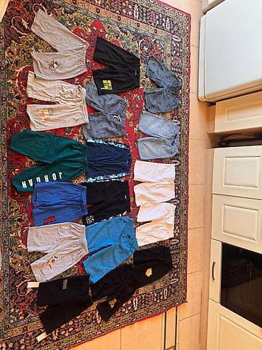 uzun bot: Uşaq/yeniyetmə üçün şort və şalvar dəsti – qarışıq model və naxışlar — 5