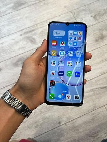 ev telefonlar: Huawei Nova Y70, 128 GB, rəng - Qara, Zəmanət, Barmaq izi, İki sim kartlı — 1