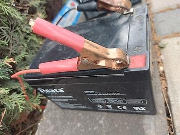 kreditle akumulator: Məhsul 12 v 12 amper boyuk olcude tecili satilir yenisi 60 manatdi — 3