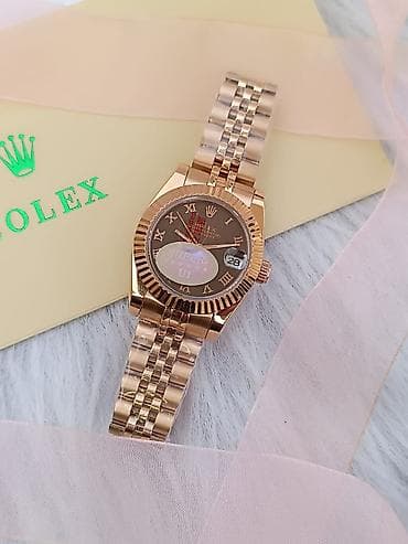 saat gence: Yeni, Qol saatı, Rolex, rəng - Qızılı — 6