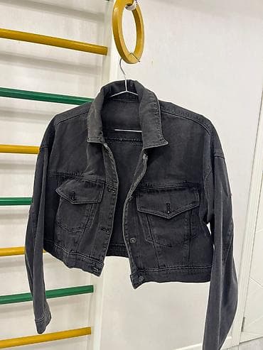 desd geyimler: Qara cins dəst – qısa cins gödəkçə + uzun cins ətək - Rəng — 3