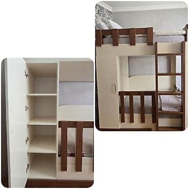 tekli carpayi: Oğlan və qız üçün, İşlənmiş, Çarpayı, Matras ilə, Siyirməli — 1