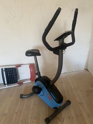 где можно купить скейтборд в баку: Maqnitik velotrenajor - Rəng: mavi-qara - Kompakt, ev istifadəsi üçün — 3