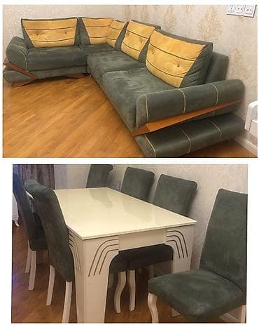 Для гостиной, Б/у, 6 стульев