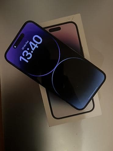 iphone ekranları: IPhone 14 Pro, 512 GB, Deep Purple, Face ID — 2