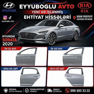 Hyundai Sonata 2020 üçün orijinal ehtiyat hissələri – qapılar - Ön lalafo.az -da Hyundai Sonata 2020 üçün orijinal ehtiyat hissələri – qapılar - Ön