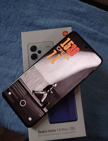 3g mifi modem azercell: Redmi Note 13 Pro+, 256 GB, rəng - Qara, Barmaq izi — 3