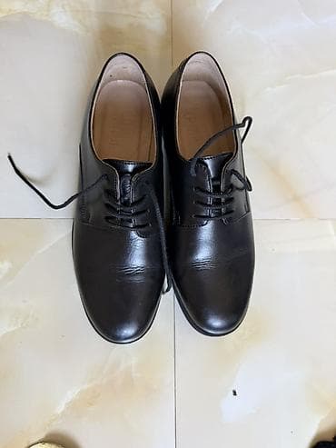 prada eynək: Məhsul: Qara rəngli dəri klassik ayaqqabı - Model: Bağlı, klassik — 2