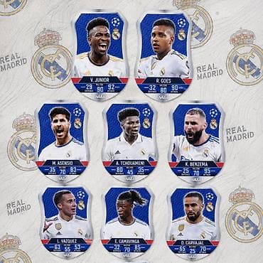 pulla: Real Madrid futbol kartları kolleksiya — 1