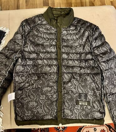 kurtalar: Yüngül kişi paltosu – qış/payız üçün - Rəng: xaki (zeytun yaşılı) - — 2