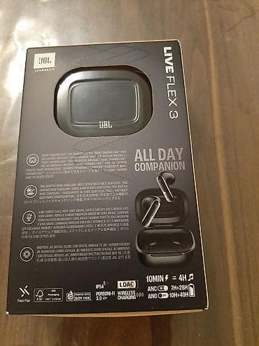 İşlənmiş Simsiz (Bluetooth) Qulaqcıqlar, JBL, rəng - Qara