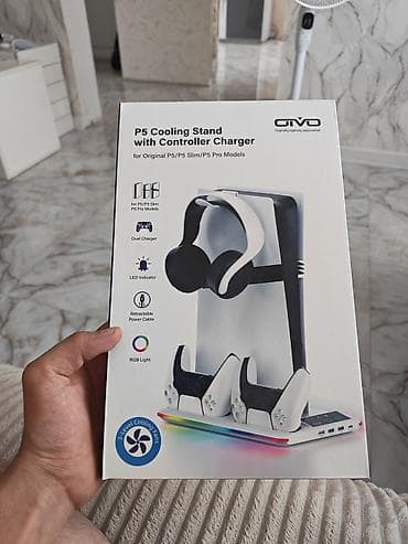 OVO P5 Cooling Stand with Controller Charger – PS5 üçün çoxfunksiyalı lalafo.az -da OVO P5 Cooling Stand with Controller Charger – PS5 üçün çoxfunksiyalı