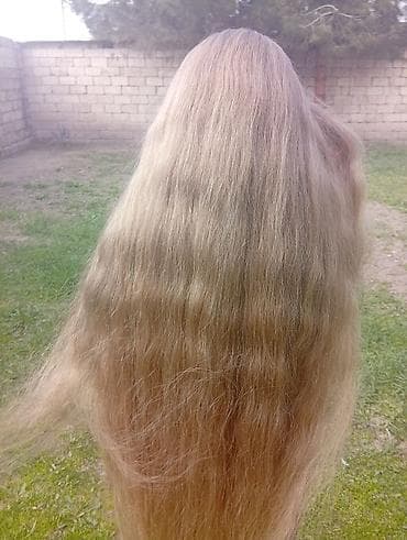 qısa donlar 2023: Təbii uşaq saci satlir canlı çox gözəl rəngi var 50santi satlir — 7