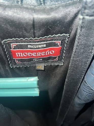 MODERENO PELLE kişi uzun dərİ palto - Brend: MODERENO (etiketdə — 1