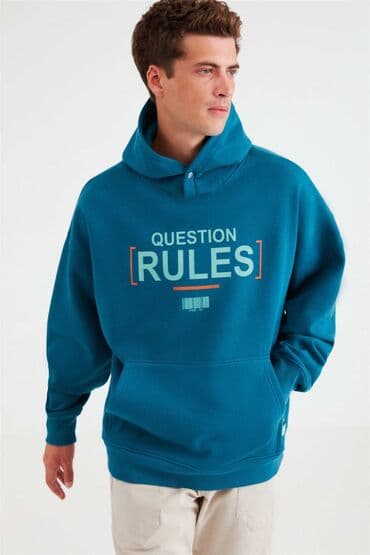 зеленая мужская кофта: Svitşot, S, rəng - Yaşıl — 3