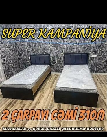 кровать кресло: Yeni, Təknəfərlik çarpayı, Bazasız, Matras ilə, Siyirməsiz, Azərbaycan — 9