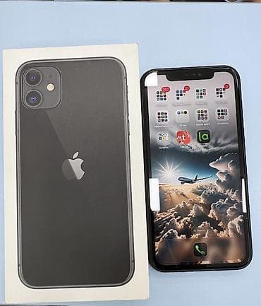 iphone ekranları: IPhone 11, 64 GB, Qara — 1