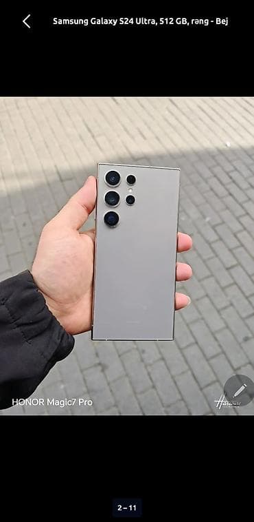 s20 ultra ekran: Samsung Galaxy S24 Ultra, 256 GB, rəng - Bej, Simsiz şarj — 3