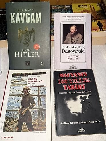Bədii ədəbiyyat: Şəkildəki kitablar yalnız barter olunur. Qarşı tərəfdə çoxdandı — 1