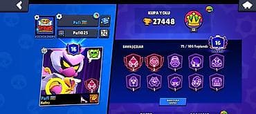 Brawl stars hesapı satılır çox təcili ucuz qiymətə 27448 kupa 75 — 1