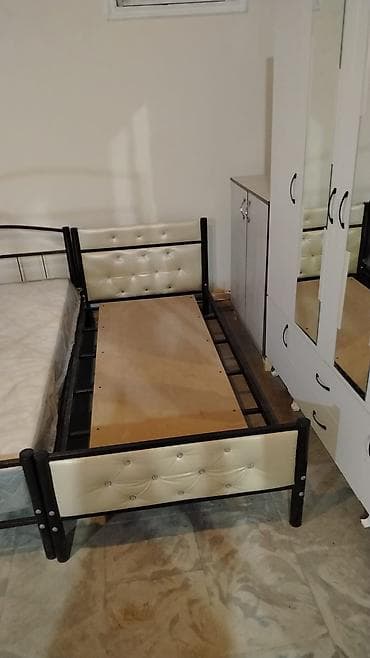 mebel kitab refleri: İkimərtəbəli metal çarpayı - Ölçü: 90 sm x 2 m - Birbaşa istehsaldan — 4