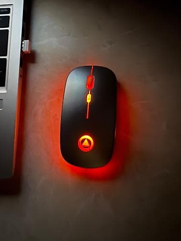 RGB işıqlı simsiz BLUETOOTH mouse - Rəng dəyişən LED işıqlar: kənar — 5
