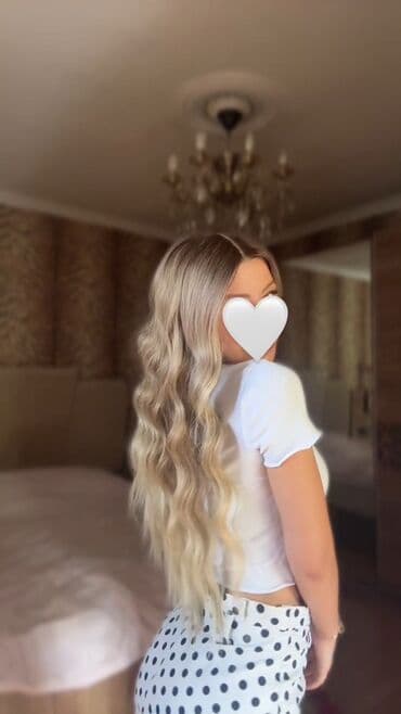 sac rəngi: FREEDOM marka uzun dalğalı parik - Model: Hand Tied Lace, 13x4x1 inch — 5