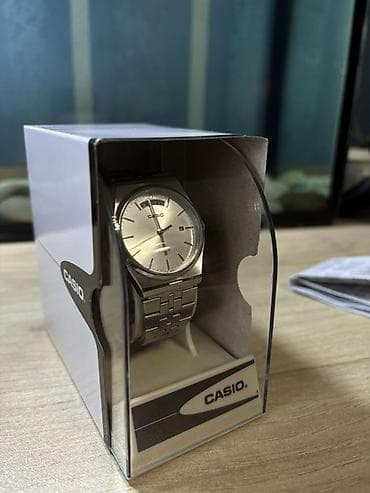 Новый, Наручные часы, Casio, цвет - Серебристый — 6