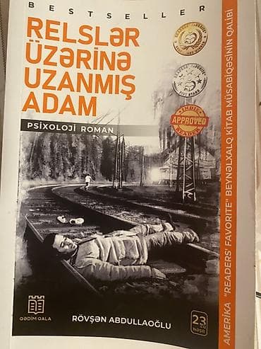 Kitablar və jurnallar: Məhsul: “Relslər üzərinə uzanmış adam” – psixoloji roman Müəllif — 1